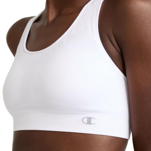 Image of Champion Women's The Infinity Racerback Sports Bra, Moderate Support, Seamless, Moisture-Wicking