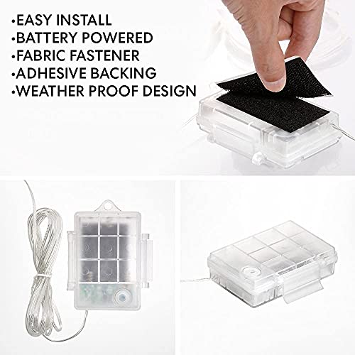 GlowCity Light Up Basketball Hoop Lighting kit (Light Up Basketball Not Included) (White) - Thumbnail 4