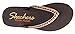 Skechers Cali Women's Meditation-Lotus Bloom Flip Flop,Chocolate Gem,8 M US