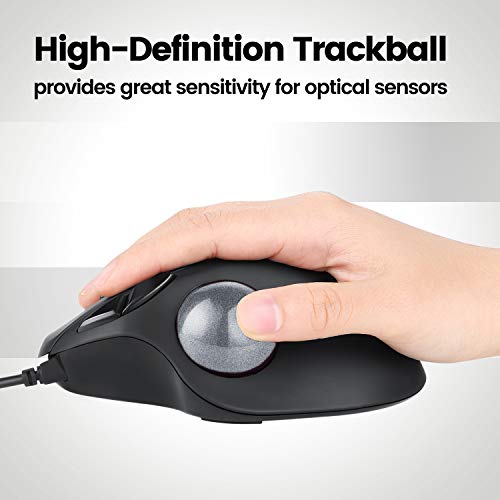 Image of Perixx PERIPRO-303 1.34 Inches Trackball - Replacement Ball for M570, PERIMICE-517 /520 /717 /720, and Other Compatible Trackball Mouse (Silver)