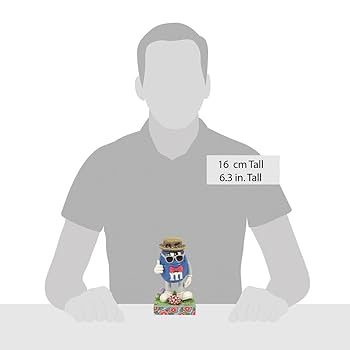 Amazon.com: Enesco M&M's by Jim Shore Blue Character with a