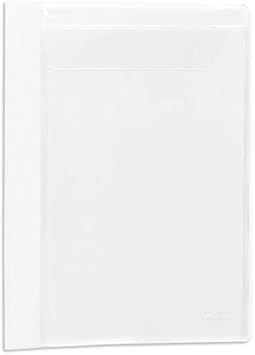 (4546-9008）透明ビニールカバー [ソフト] 母子・年金手帳サイズ 本用ビニールカバー 1枚入り 母子手帳カバー 年金手帳カバー ソフトカバー  本カバー ファイルカバー クリアカバー ブック＆カードホルダー