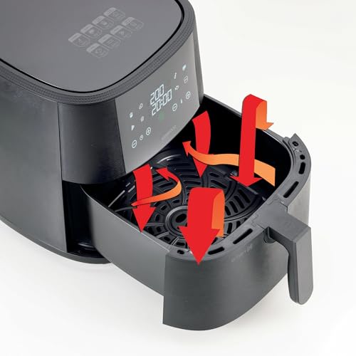 Image of KENWOOD Digital Air Fryer With Rapid Hot Air Circulation For Frying, Grilling, Broiling, Roasting, Baking And Toasting (9L)