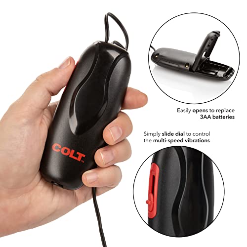 CalExotics-Colt-Turbo-Bullet-Vibrator-Waterproof-Sex-Toys-for-Couples-Wired-Adult-Vibe-Egg-Male-P-Spot-Massager-Silicone-Prostate-Massager-Black