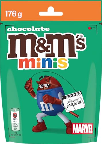 M&M'S Minis - Bonbons Chocolat au Lait - Sachet de 176g