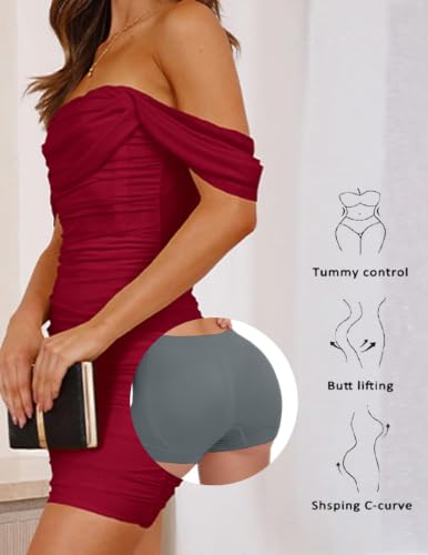 Image of Zimi Collection Tummy Control High Waist Butt Lifter Panties Padded Underwear for Women Hip Enahncer Body Shaper Boyshort