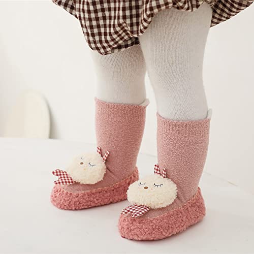 Baby Cute Cartoon Socks Shoes Boys and Girls Long Tube Sock Shoes Non Slip Plush Warm Comfortable Shoes Baby Shoes2