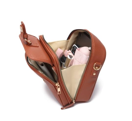 Forcipower Crossbody Bag, Urvashi Crossbody Leather Bag for Women, Anti-Theft Vintage Shoulder Messenger Bags3