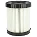 Produktbild vhbw Faltenfilter Ersatz für Bosch 1 600 A01 1RT, 2 608 000 663, 3165140917940 für Staubsauger - Patronenfilter, Weiß