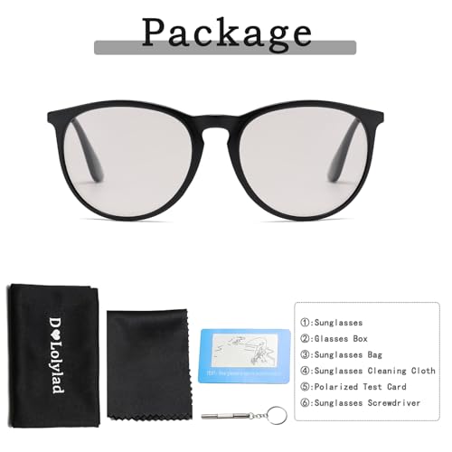Image of Polarized Photochromic Driving Sunglasses For Men Women Day and Night safety glasses