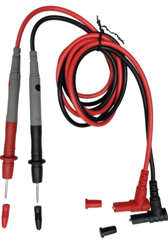 Multimeter Cord Probe Set Test Cable Pair Universal Digital Multi Meter Detector Lead Wire Probes Sharp Lead Needle Set (Black Red)-image-41