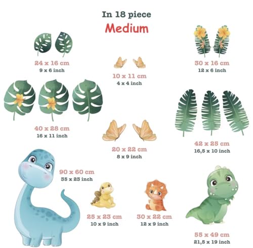 Vinilo decorativo de dinosaurio para niños miniatura 5