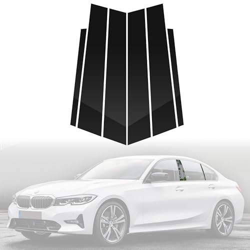BASIKER Door Pillar Post Trim for BMW 3 Series E90 2005-2012