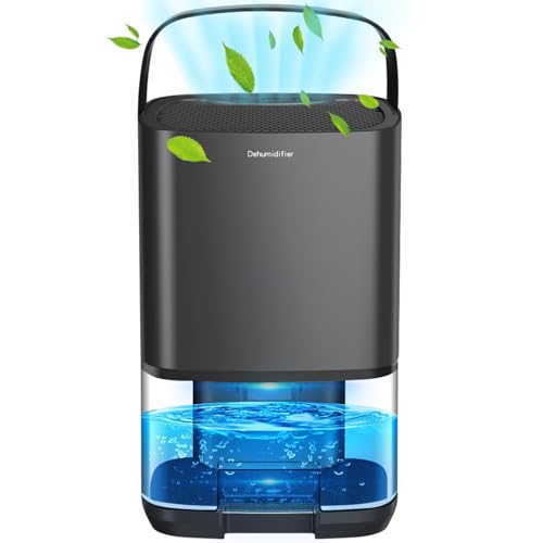Deumidificatore elettrico, 1000ml Piccolo deumidificatore per la casa Spegnimento automatico Luce...