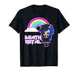 Funny Death Metal Kawaii Chibi Girl Anime Heavy Metal Music T-Shirt