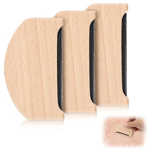 3 piezas de removedor de bolitas – Peine de cachemira y peine de lana, peine manual de pelusa para jerséis, cachemira y tejidos, herramienta de limpieza para el cuidado de la ropa