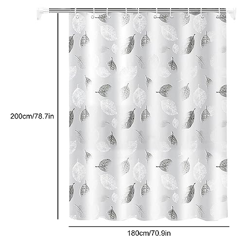 Rideau de douche anti-moisissure 180x200, Helweet