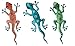 Regal Art & Gift Gecko Decor, Set of 3, Bundle of Blue, Green and Copper Geckos