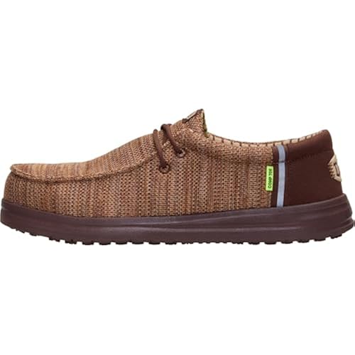 HEYDUDE Men's Wally Work CT | Water-Repellent, Slip Resistant Work Shoe | Composite Safety Toe, ASTM F2413 Compliant, EH Rated, Reflective Safety Stripe, No Tie Elastic Laces, Metal Free Construction