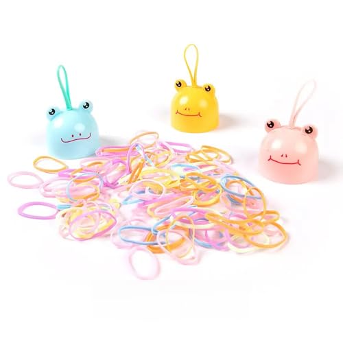 250 Mini Elásticos de Silicone Preto Para Cabelo Prendedor Para Penteados