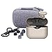 Aenllosi Hard Carrying Case Replacement for Sony WF-1000XM3 / WF-1000XM4 Truly Wireless Earbuds (Grey)