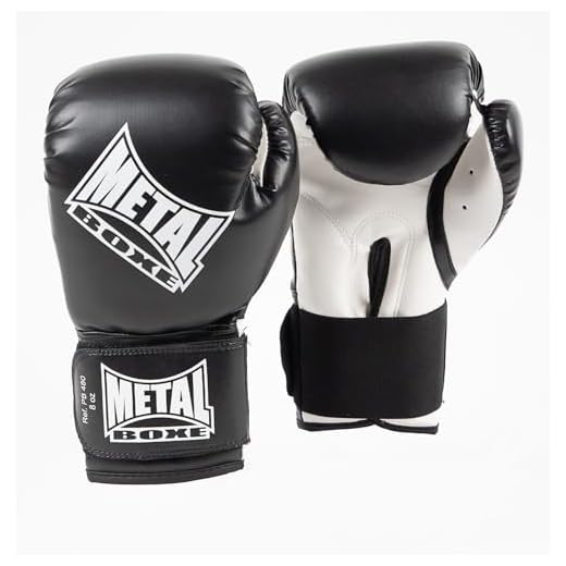 Metal Boxe PB480 - Guantes de boxeo, color negro - negro, tamaño 8 oz