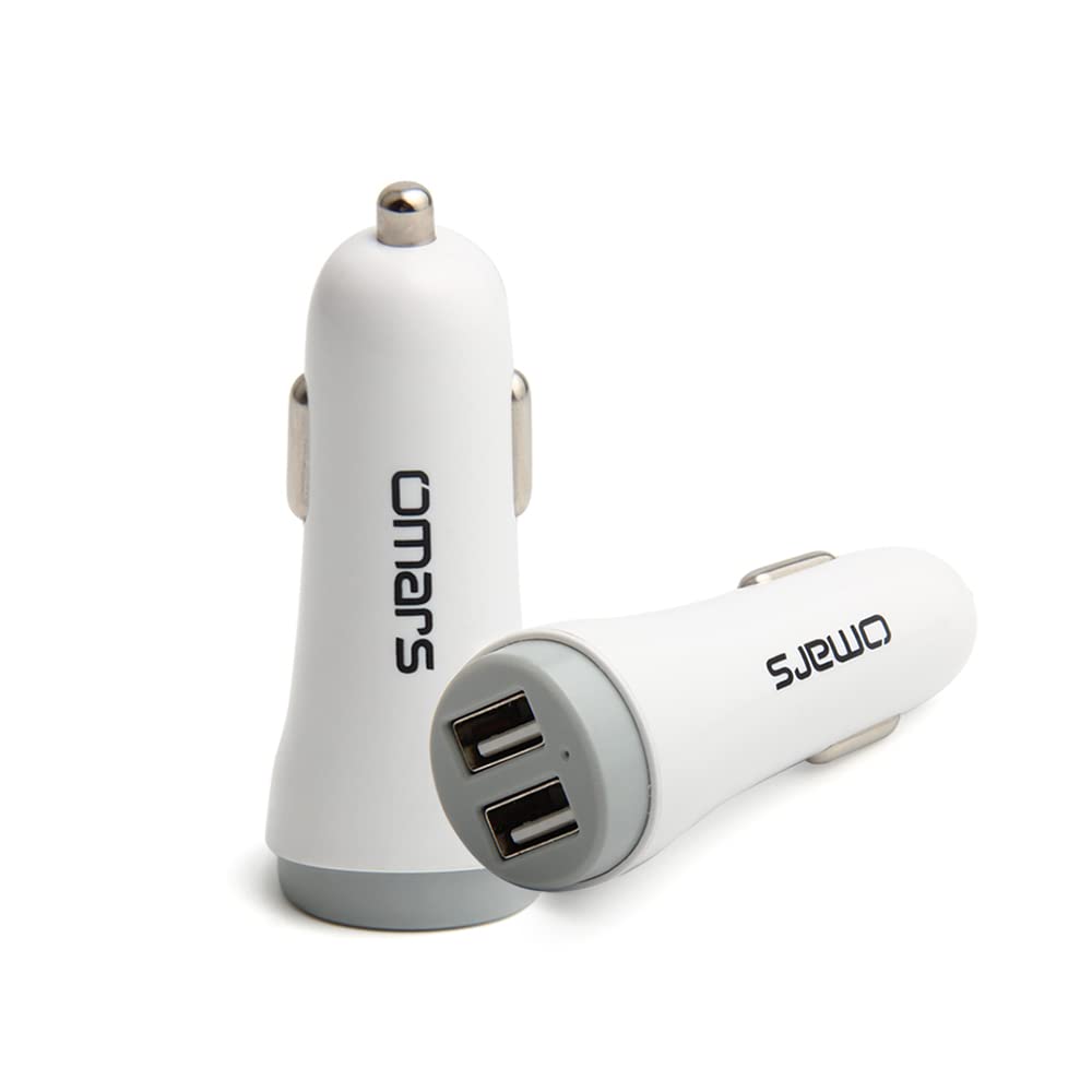 JUO Omars 4.8A Çift USB Çıkışlı Araç Şarj Cihazı