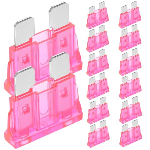 Kit de 25 fusibles automotrices mini de bajo perfil para auto, camión, bote y RV - PRETYZOOM XRW0555FH19CA56A miniatura 1