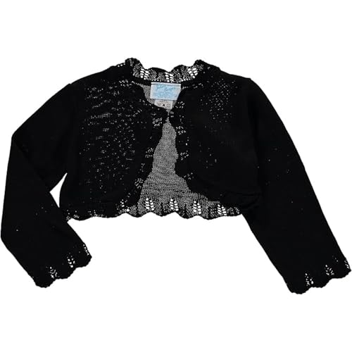 Julius Berger Baby Girl Classic Bolero Shrug Sweater – Crafted with Stunning Detail and Care, Made in USA3