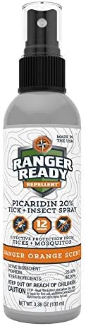 Amazon.com: Ranger Ready Picaridin 20% Tick & Insect Repellent, Ranger ...