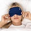 Som Sleep, Travel Set Sleep Mask & Restful Sleep Powder Drink Mix Berry Flavor - 10-Pack