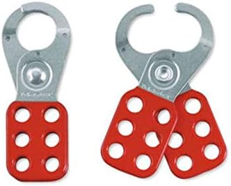 Master Lock Safety Lockout Hasp with Vinyl Coated Handle, 1-Inch Inside Jaw Diameter, #420