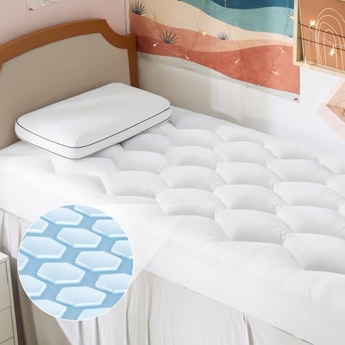 Bedsure Mattress Pad Twin XL, Extra Long Twin Thick Quilted Mattress Cover Padded for College Dorm,...
