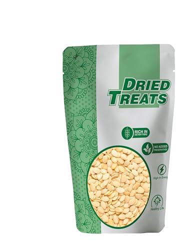 Image of Dried Treats Watermelon Seeds (Tarbooj Beej) 200 Grams - Raw Watermelon Seeds Packed with Protein, Fiber & Energy to Support Focus & Stamina - Delicious Dried Seeds for Office Lunches, Kids' Study Snacks & Mom's Homemade Halwa, Laddu & Home Made Sweets | Whole Roasted Tarbooj Seed | Raw Watermelon Beej