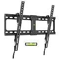 USX MOUNT UL Listed TV Wall Mount Tilting Brackets for Most 37"-90" Flat Curved Screen TVs with Max VESA 600x400mm, Weight Capacity 132lbs, Low Profile Space Saving for 16", 24" Stud