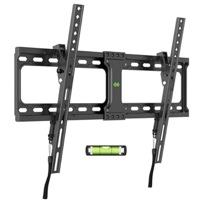 USX MOUNT UL Listed TV Wall Mount Tilting Brackets for Most 37"-90" Flat Curved Screen TVs with Max VESA 600x400mm, Weight Capacity 132lbs, Low Profile Space Saving for 16", 24" Stud