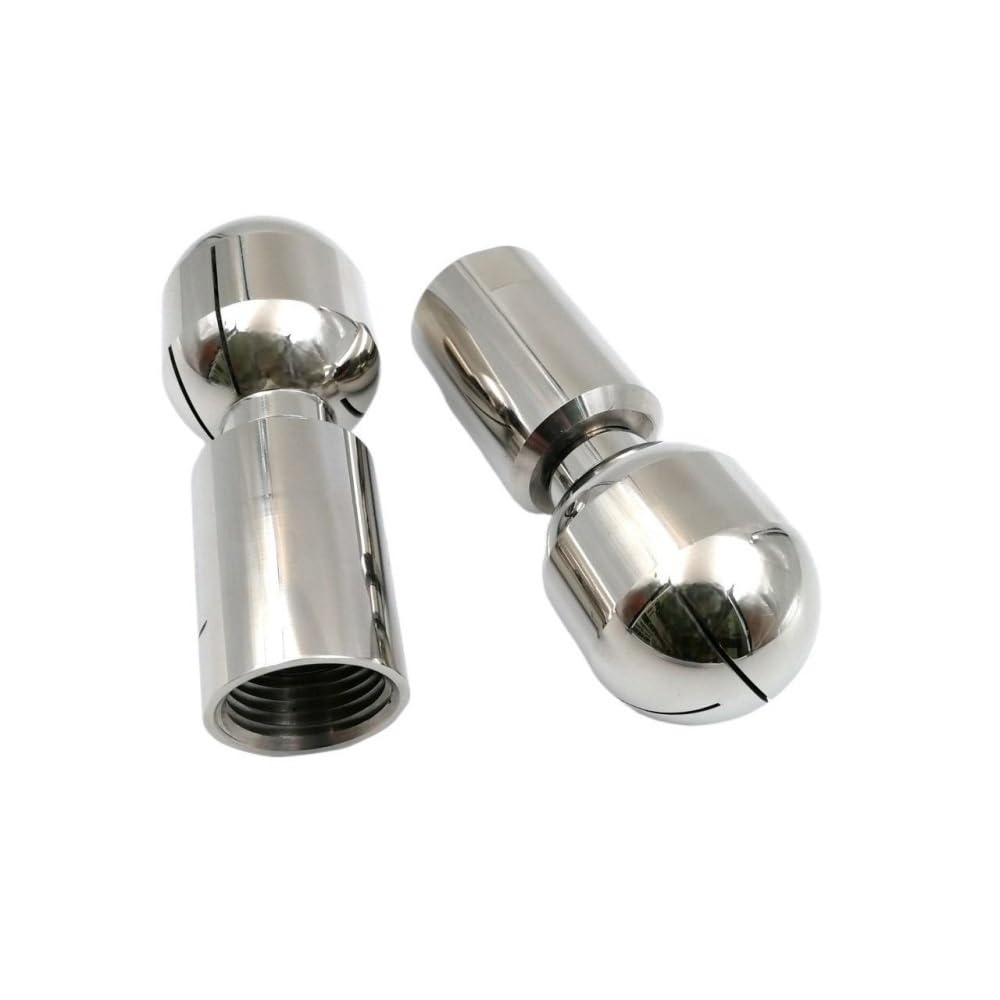 Bola de pulverización rotativa con rosca hembra BSPT de 1/8 a 2 pulgadas, SS304, bola de limpieza for tanque de pulverización rotativa sanitaria, 1 unidad(1.2inch)