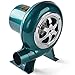 YYAI-HHJU Souffleur De Barbecue DC 12V Petit Ventilateur Électrique Domestique Forge, Excellent Outil pour Cheminée, Foyer, Poêle À Bois, Barbecue, Camping en Plein Air (40W)