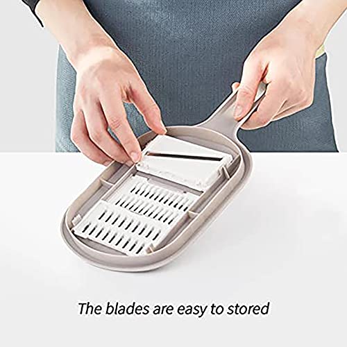 Multifunctionele Keuken Mandoline Slicer Draagbare Groentesnijder Met Handvat En Container Keuken Tool 4 In 1 Cutter… - Image 4