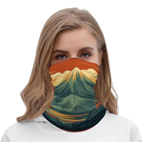 Neck Gaiter Face Mask Breathable Wind-Proof Face Cover City Signage Sun Cooling Dustproof Mask Balaclava Bandana Headwear for Men Women miniatura 4