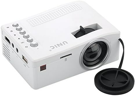 UNIC UC18 Mini LCD Projector - 320 x 180, 48 Lumens, Remote Control