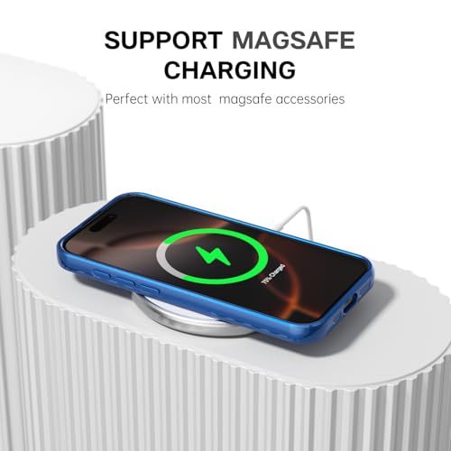 Coque silicone iPhone 16 Pro fine mignonne en caoutchouc brillant avec Magsafe