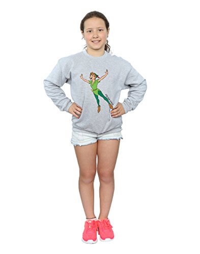 Sweat Peter Pan Disney Fille pull manches longues coton imprimé