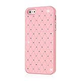 iPhone SE / 5S / 5 Pink Case, EMPIRE GLITZ Slim-Fit Case for Apple iPhone SE / 5S / 5 - Bling Accent Pink (1 Year Manufacturer Warranty)