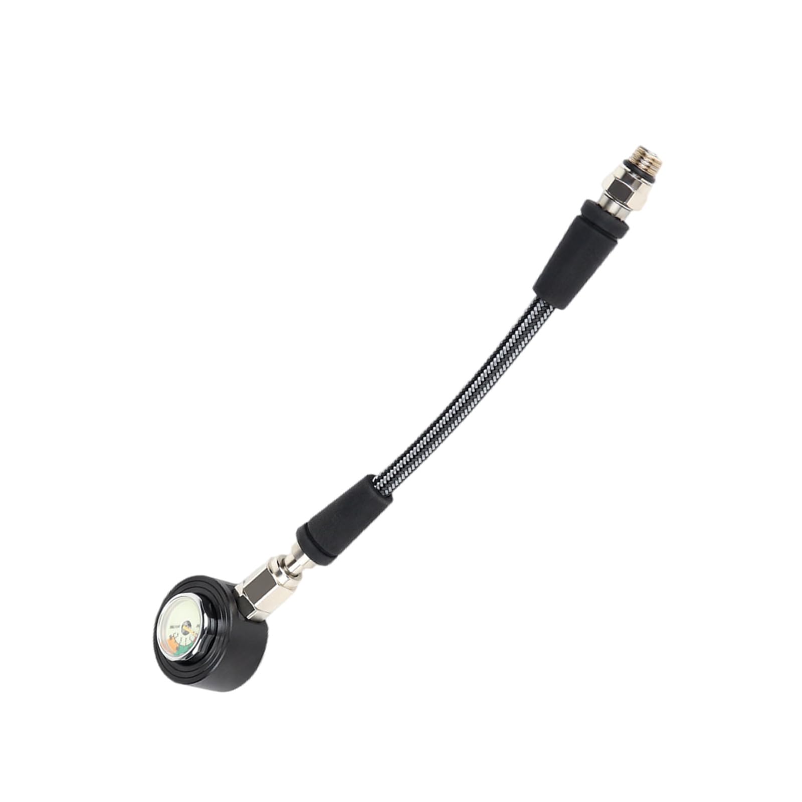 Manometro residuo subacqueo Manometro sommergibile luminoso con tubo altamente flessibile Accessori subacquei Attrezzatura subacquea