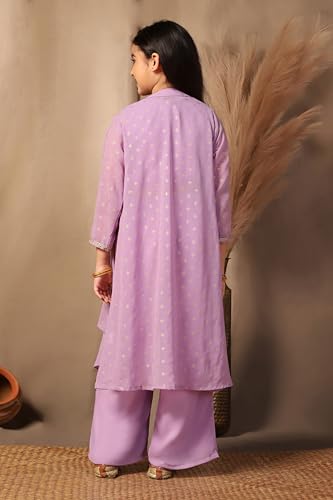 Image of Fashion Dream Girls Georgette Embroidered Palazzo Set|Kids Ethnic Wear|sharara set for girls|Indo Western Set