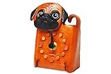  Mops Echtleder Tisch/Schreibtisch VANCA Uhr **Handgefertigt in Japan
