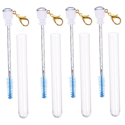 LRXIYODE �܂��u���V 4�Z�b�g 10cm �y�� �}�X�J���p �b��̂܂їp�R�[�� �A�C�u���E�P�A �������� ���C�N�A�b�v ���s�p�i