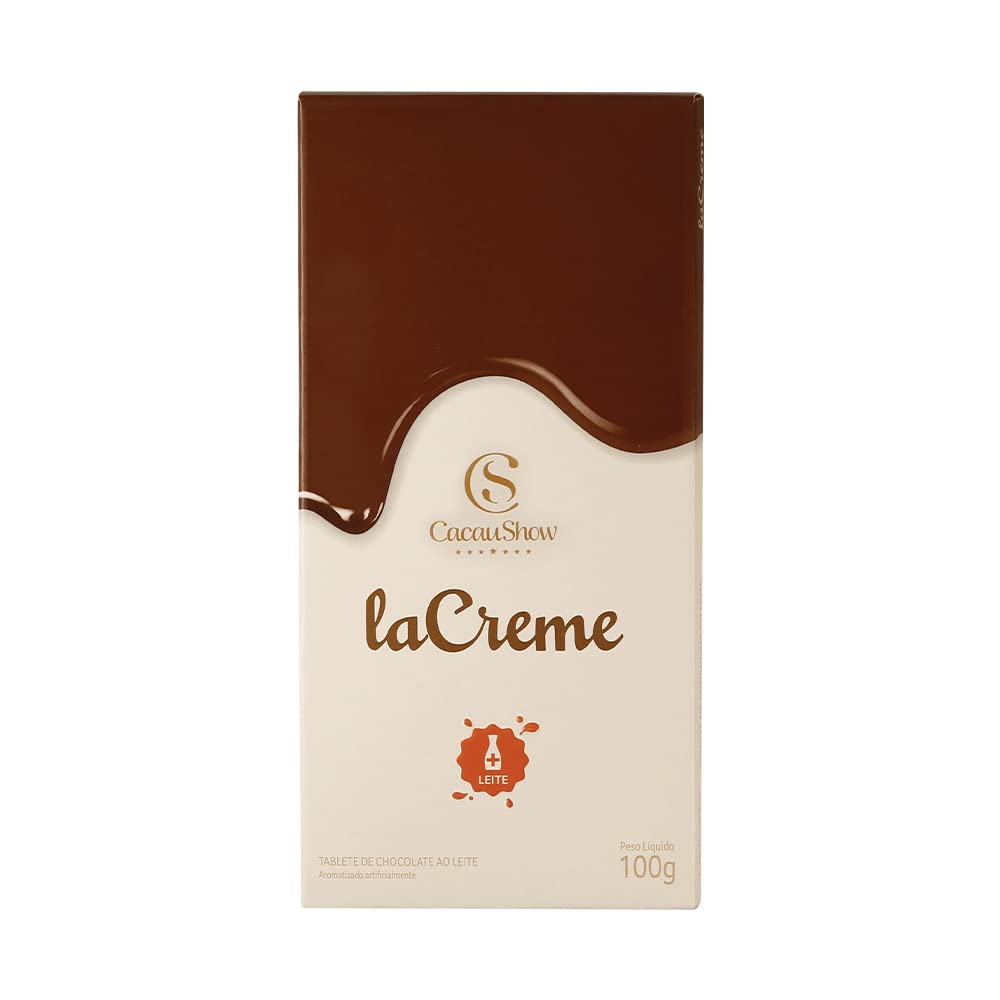 Tablete Lacreme Ao Leite 100G Cacau Show : Amazon.com.br: Alimentos e  Bebidas