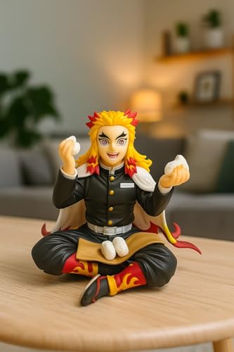 Image of Awestuffs Action Figure Limited Edition for Car Dashboard, Decoration, Cake, Office Desk & Study Table Kyo-juro Sitting D Slayer